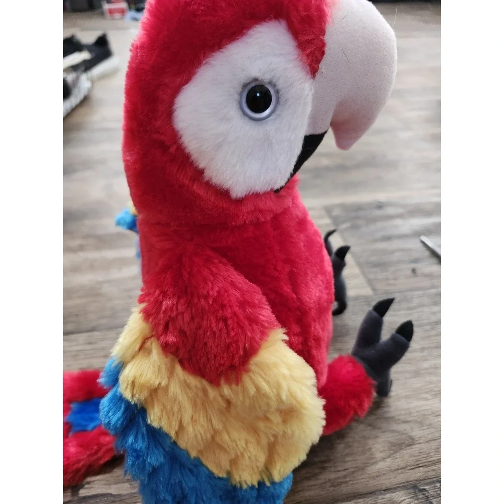 Scarlet Macaw Parrot Bird Red soft plush toy 12 Inch Wild Republic Rain Forest